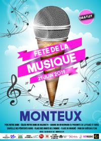 Fête de la musique. Le vendredi 21 juin 2019 à MONTEUX. Vaucluse. 